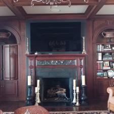 Family room faux finishes